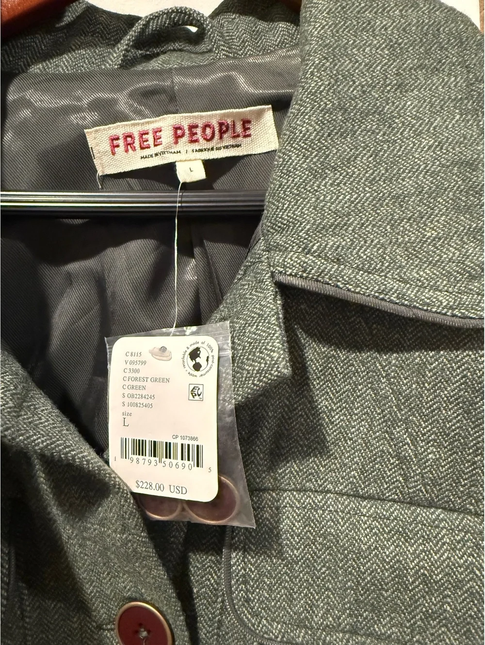 FREE PEOPLE Renaux Officer Jacket NWT